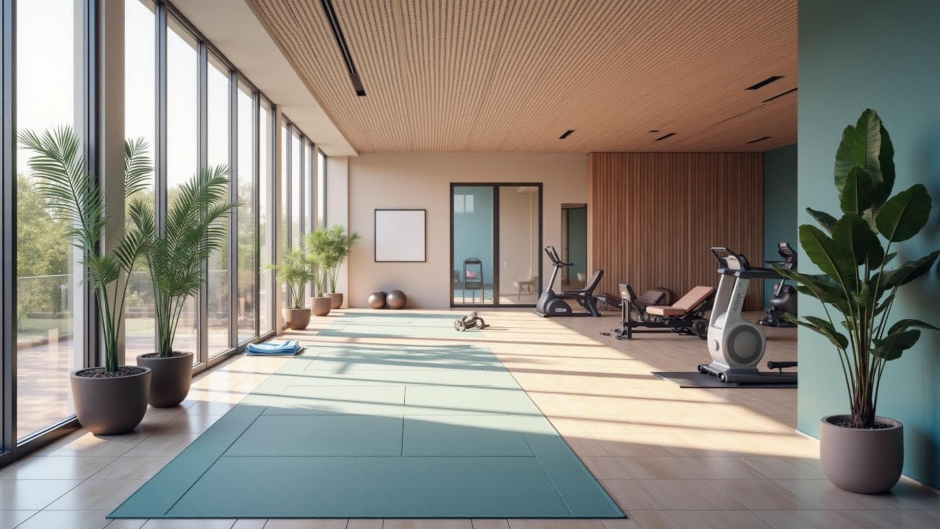 Salle de fitness premium — L'Espace Verberie